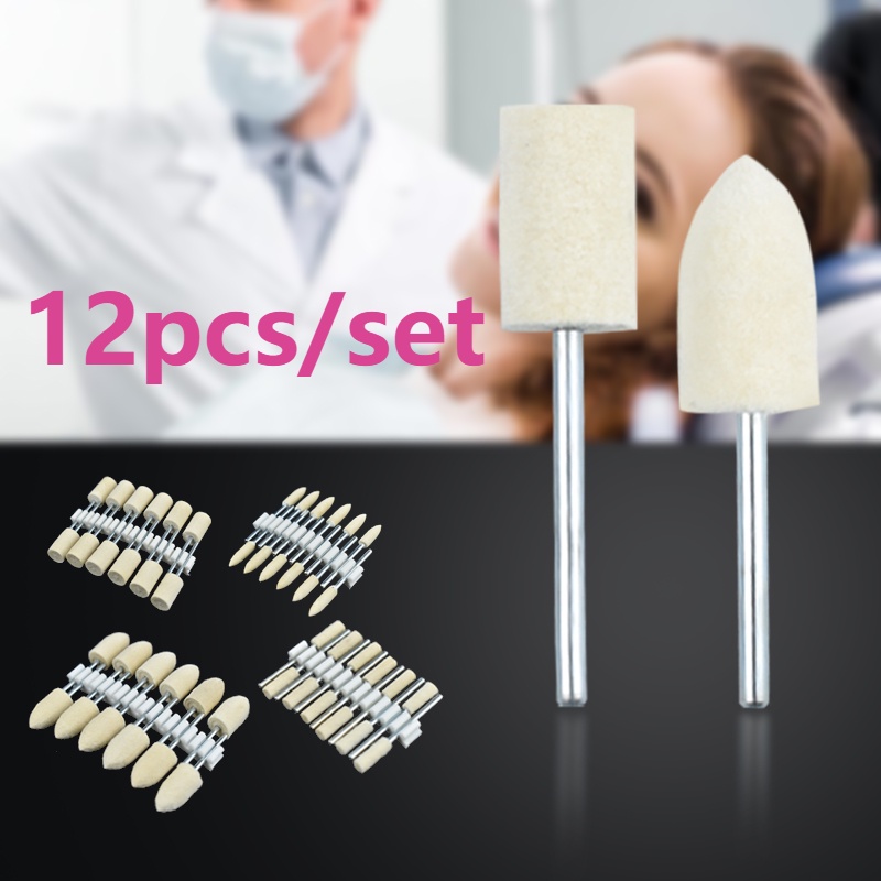 Sourcing Map 4mm-12mm Wool Felt Mounted Points Conical - View #5