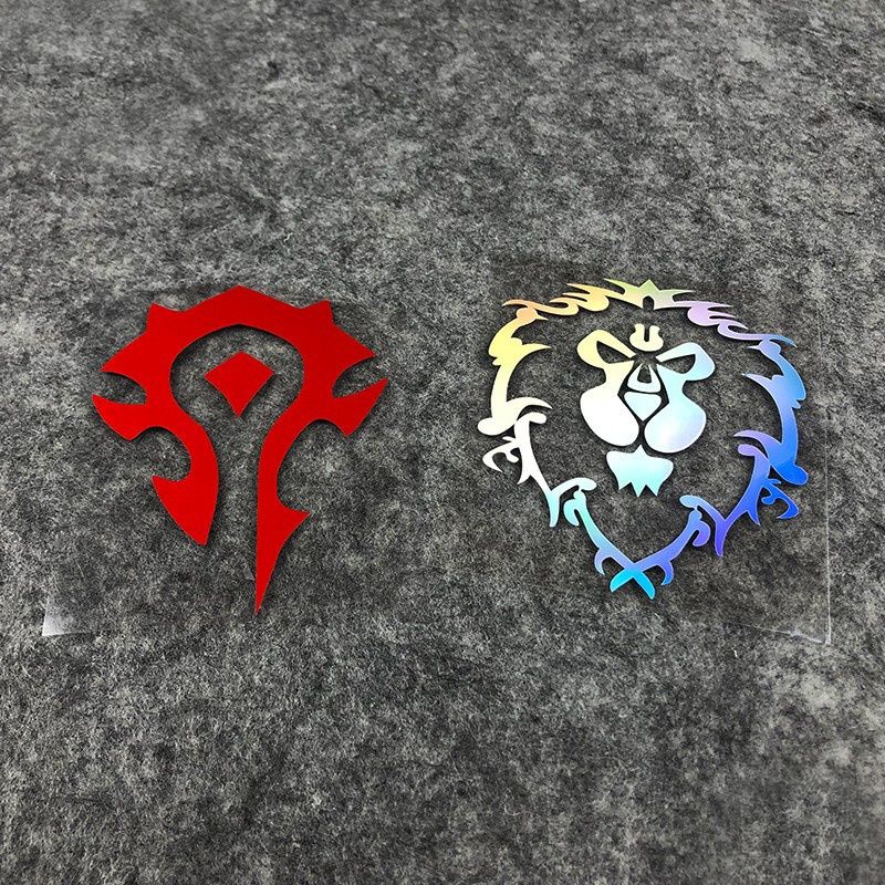 Blizzard Game World of Warcraft Tribe Logo Sticker Car Electric Vehicle ...