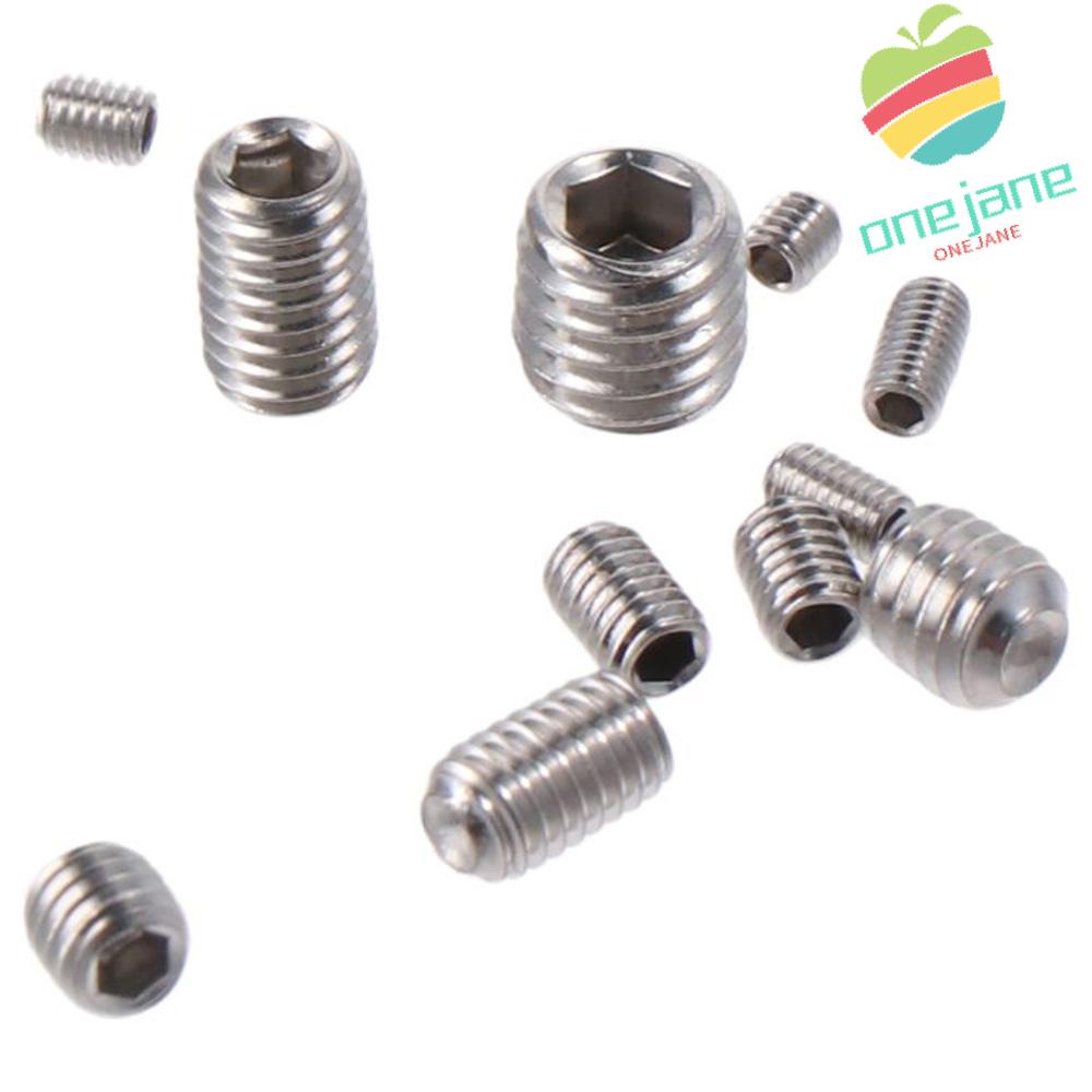 ONEJANE 240Pcs Hex Allen Head Socket Set, 12 Sizes Stainless Steel