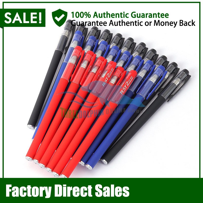 TH 0.5mm Gel pen Black Red Blue Office Business Neutral Sign Pen Carbon ...