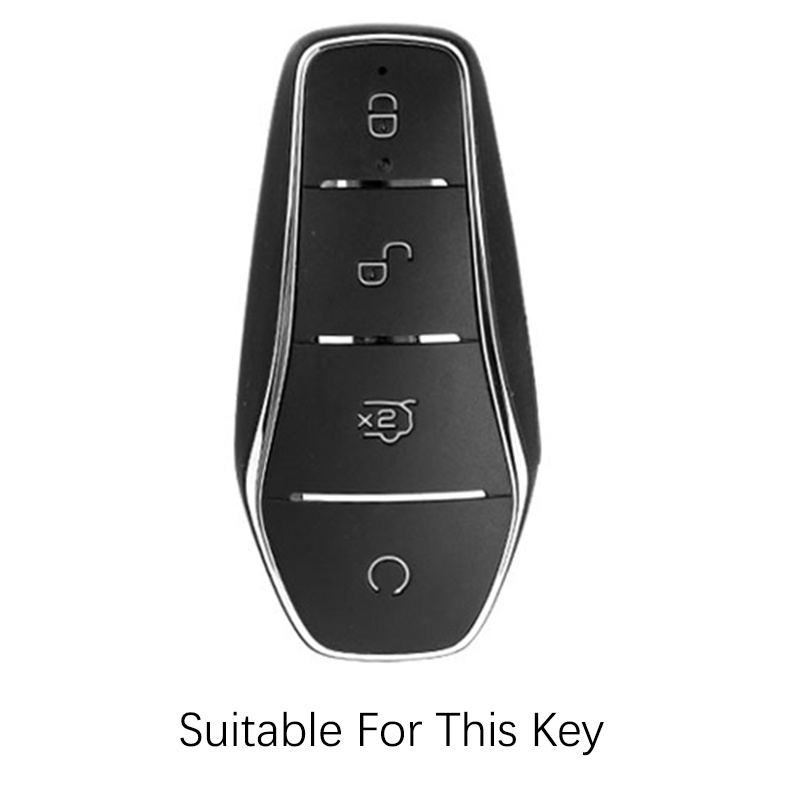 BYD ATTO 3 Yuan PLUS Key Set Car Interior Matel Key Case Fob Auto Key ...