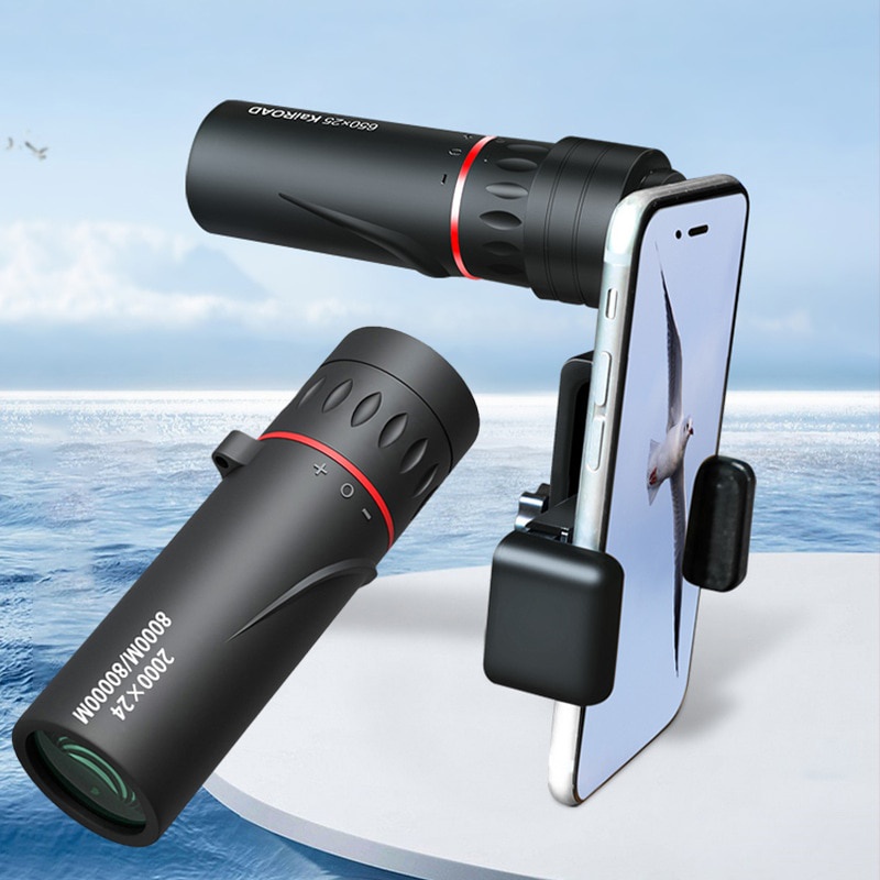 2000x24 HD Monocular Telescope Mini Portable Mobile Phone Telescope