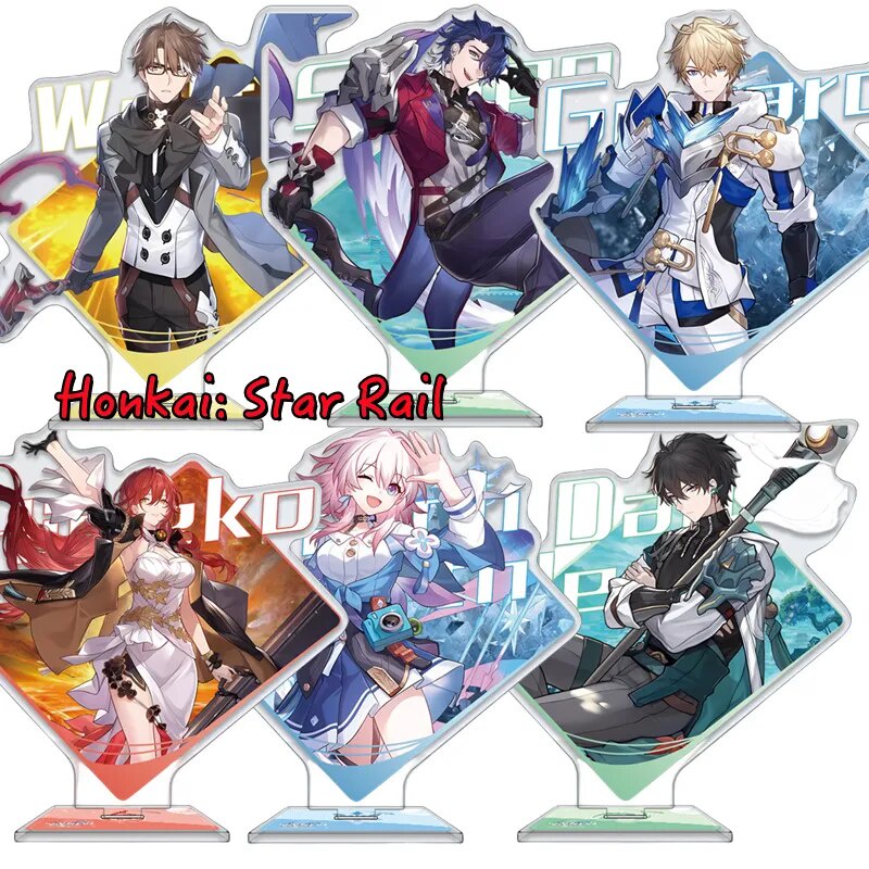 Standee model Honkai Star Rail Silver Wolf Luocha tactical role-playing ...