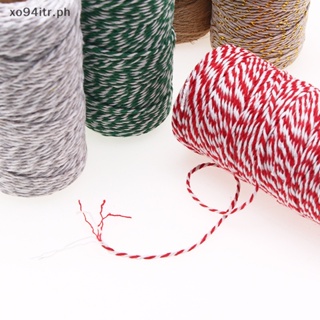 White Gold Bakers Twine Packaging Gift Twisted Cord Cotton Craft 4