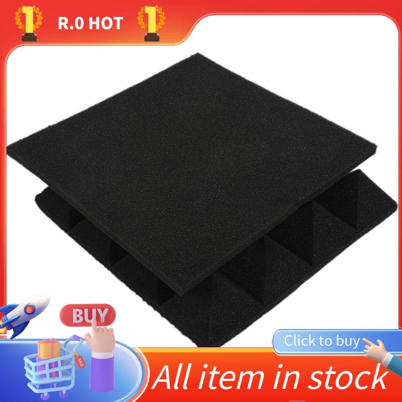 12 pcs -Soundproofing Foam Sound Absorption Pyramid Studio Treatment ...