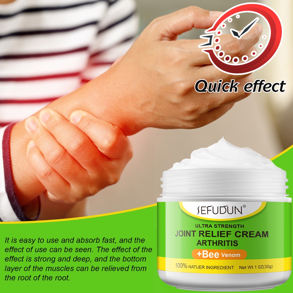 SEFUDUN bee venom joint care cream improves joint muscle stiffness pain