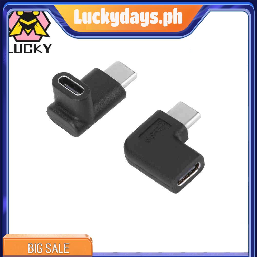 90 Degree Right Angle USB 3.1 Type C Male to Female USB-C Converter ...
