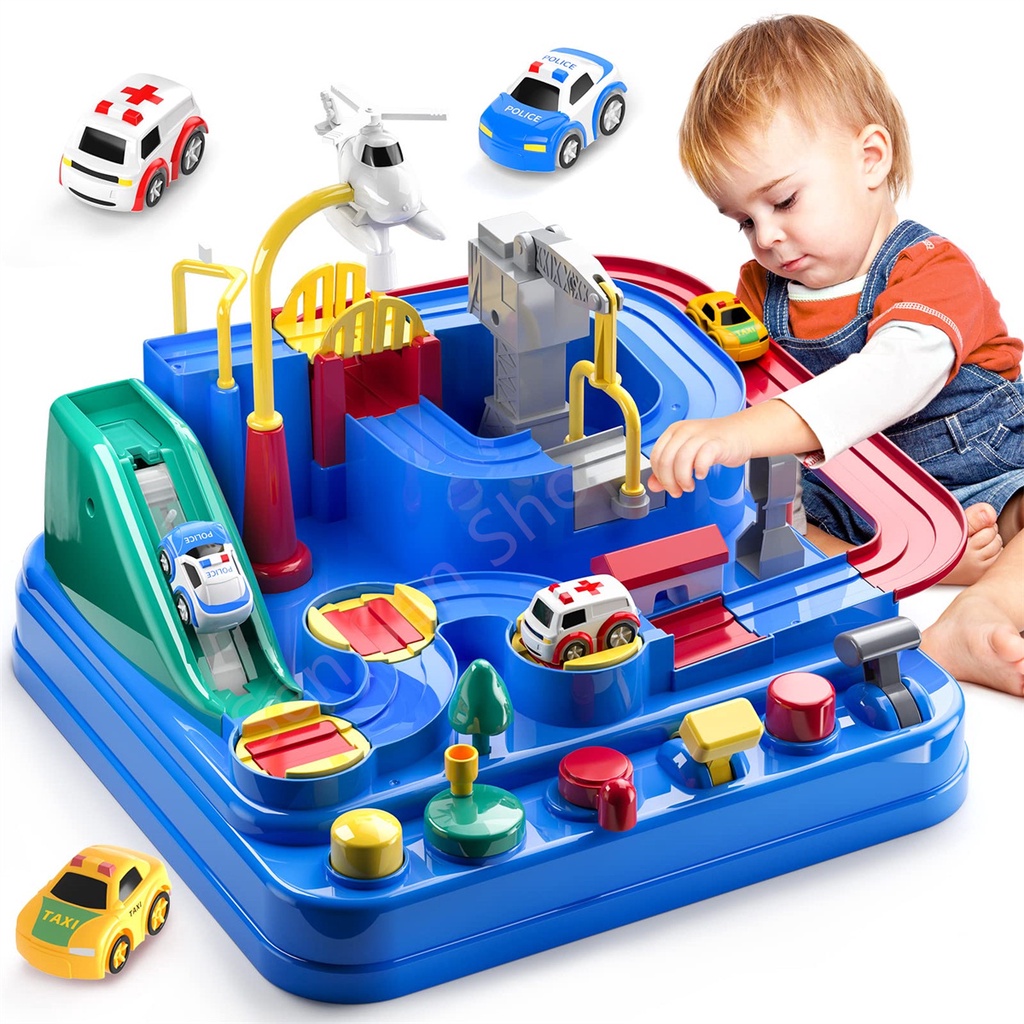 Kids Race Track Toys for Boy Car Adventure Toy for 37 Years Old Boys