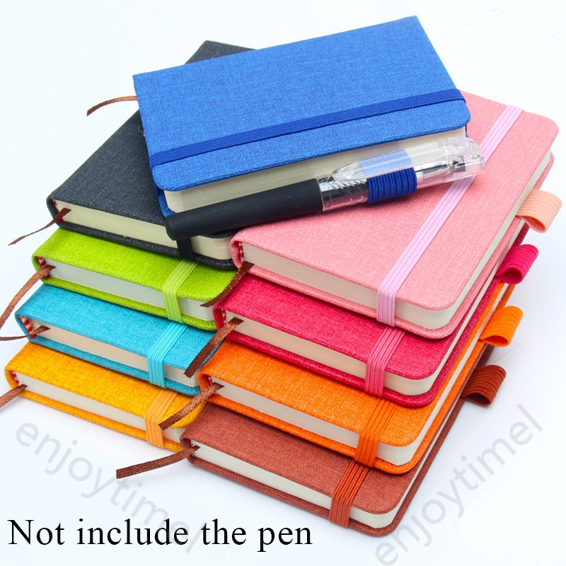 A7 Mini Notebook Portable Pocket Notepad Solid Color Daily Weekly ...