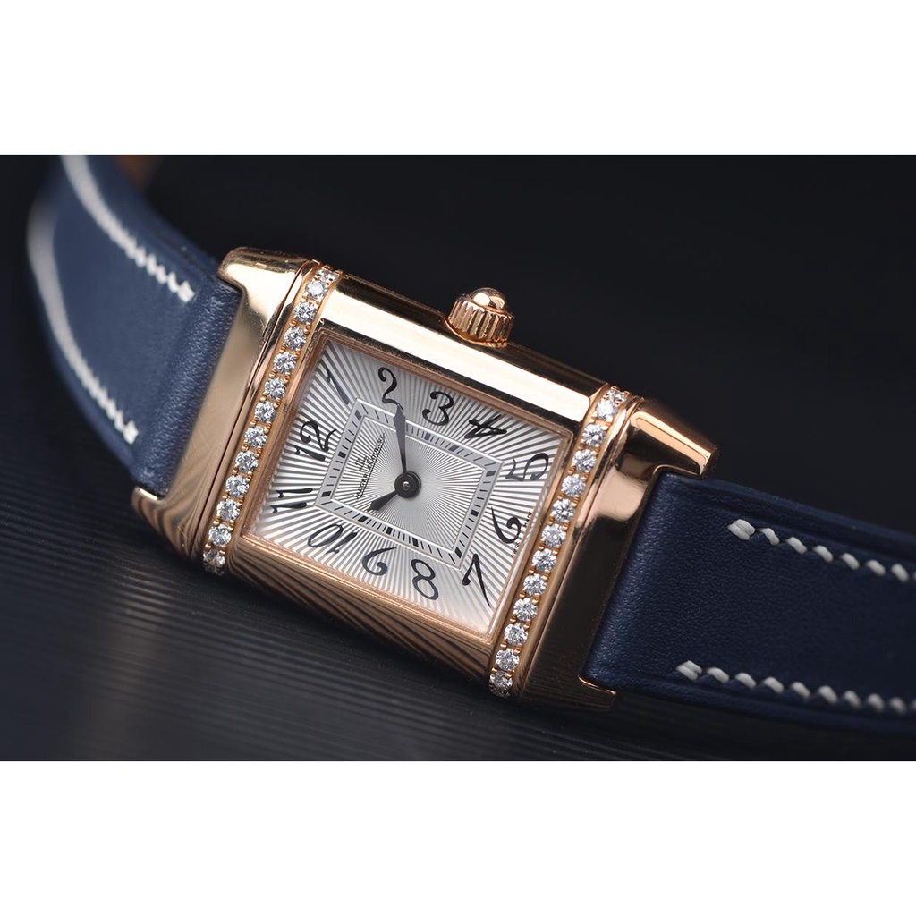Jaegerlecoultre Flip Series Rose Gold Original Diamond HandWound