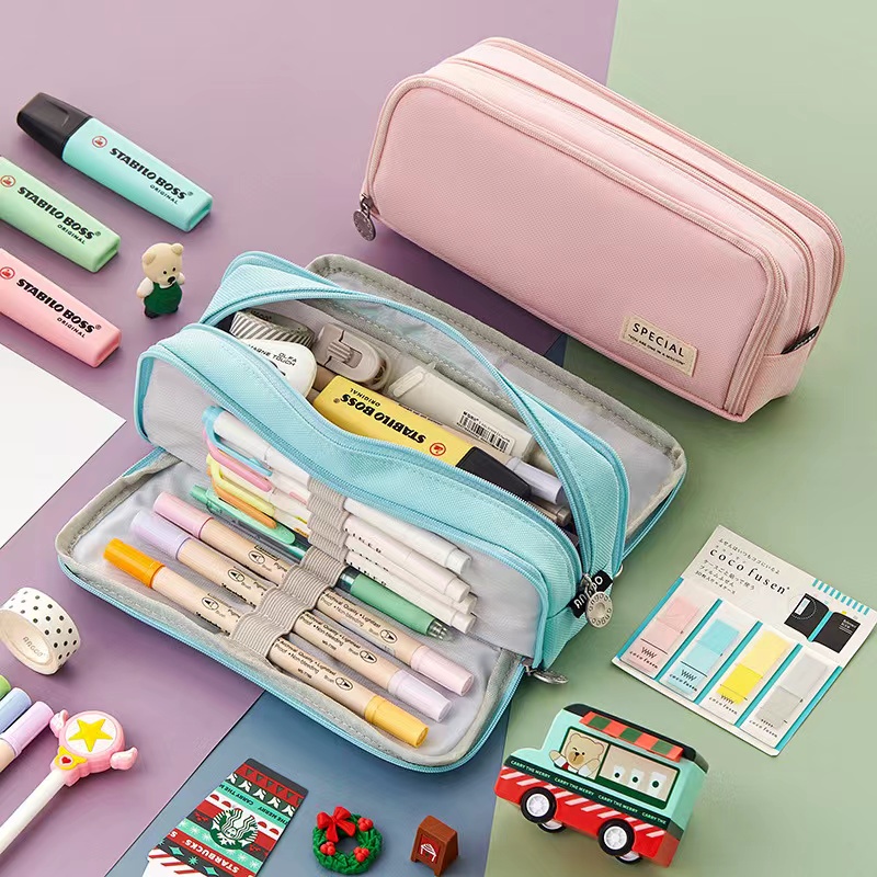 Large Capacity Pencil Case Kawaii Cute Pencil Cases Student Pen Case