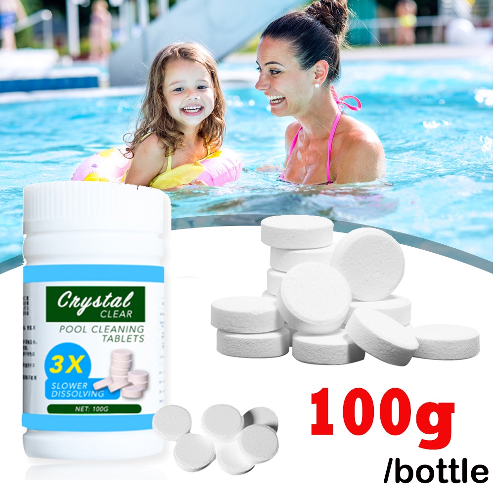 Swimming Pool Effervescent Tablets Dispenser Crystal Clear Disinfect