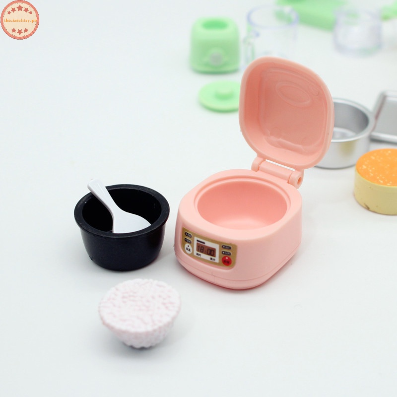 RICHTRY 1/12 Dollhouse Simulation Kitchen Utensils Set Dollhouse Oven ...