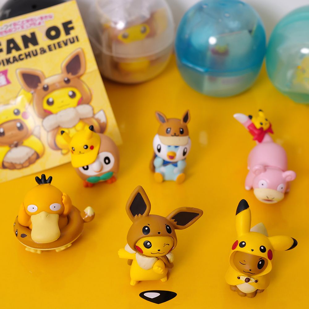 Pokemon Capsule Toy HandMade Toy Row Station Pokémon Pokemon Yibu