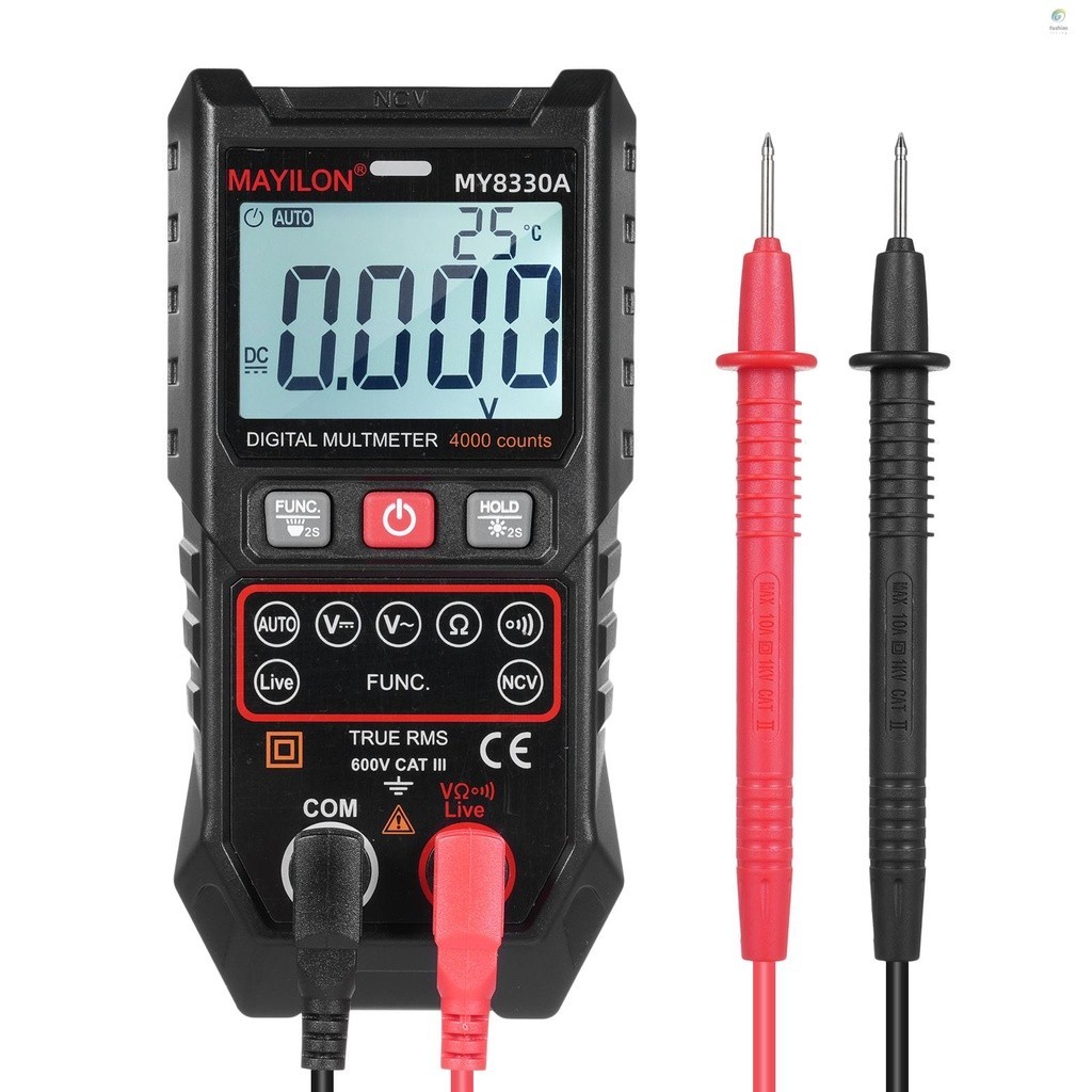 FLM MAYILON Digital Multimeter Voltage Tester 4000 Counts TRMS ...