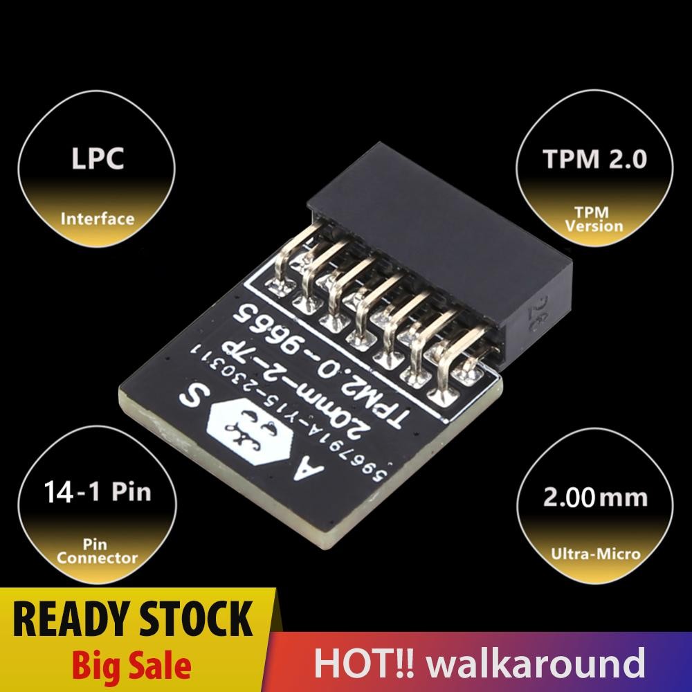 TPM 2.0 Encryption Processor LPC Interface Board Remote Card for ASUS ...