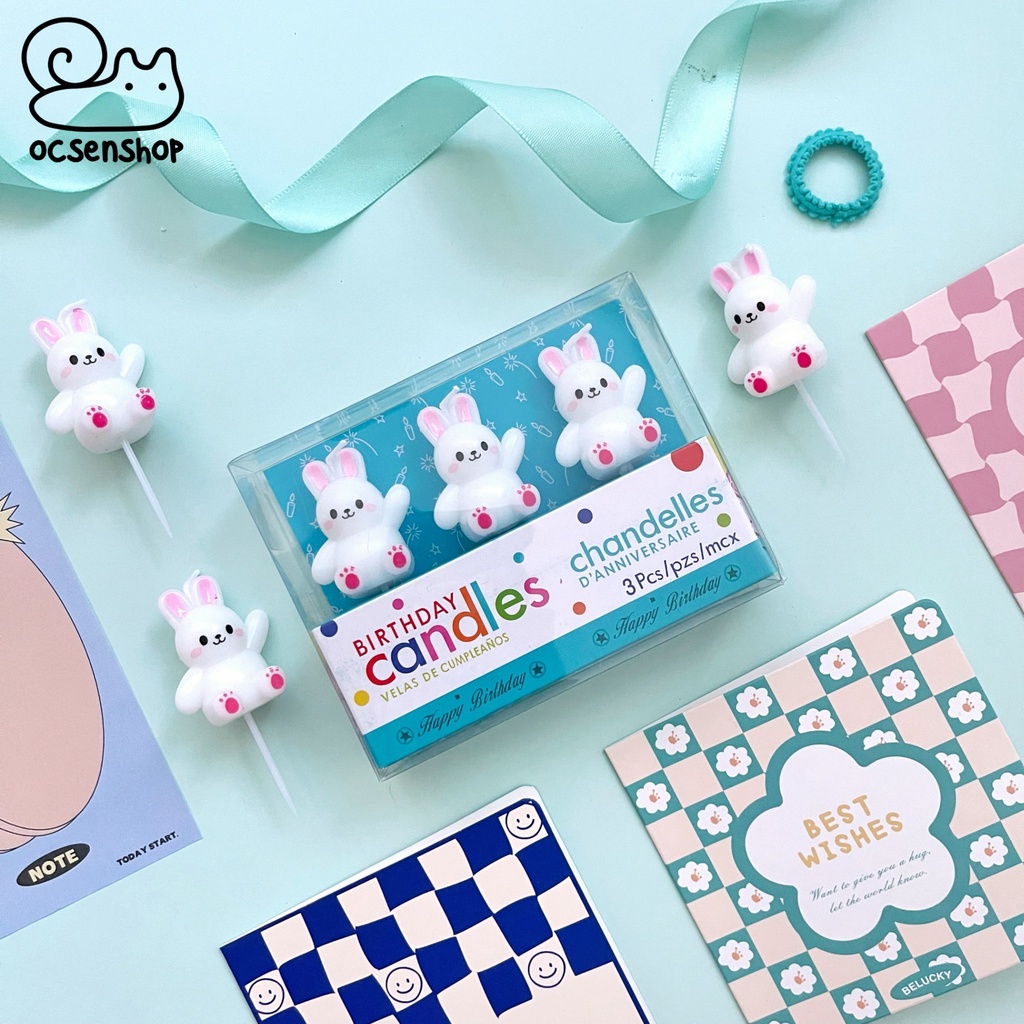 White Rabbit candle Set (3c) | Shopee Philippines