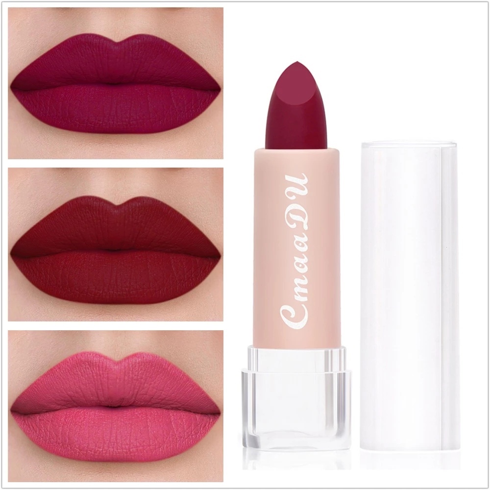 15 Colors Waterproof Red Nude Lipstick Beauty Makeup Long Lasting Matte Velvet Water Resistant