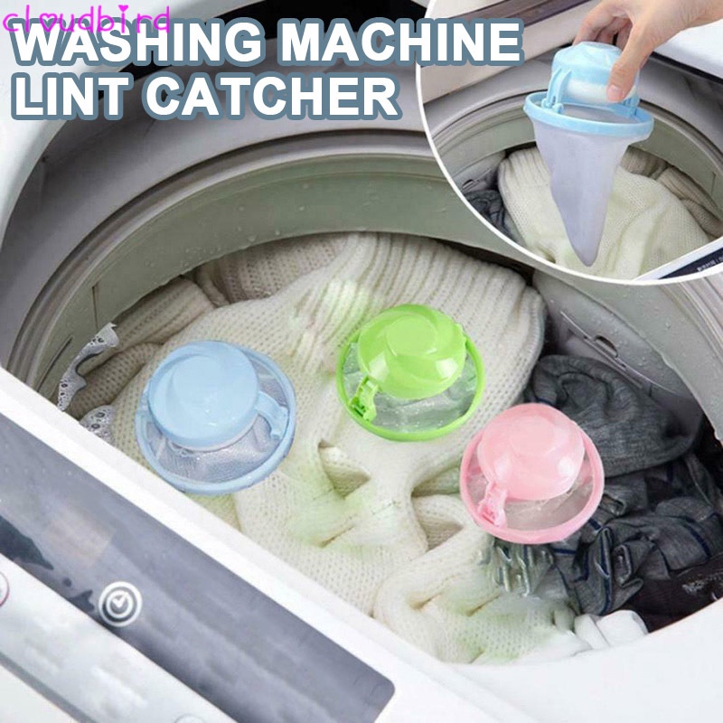 Washing Machine Lint Filter Bag Floating Pet Fur Catcher Filtering Hair ...