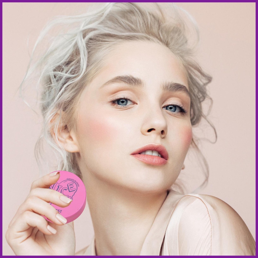 Cream Blush Soft Translucent Cream Blush with Puff Applicator