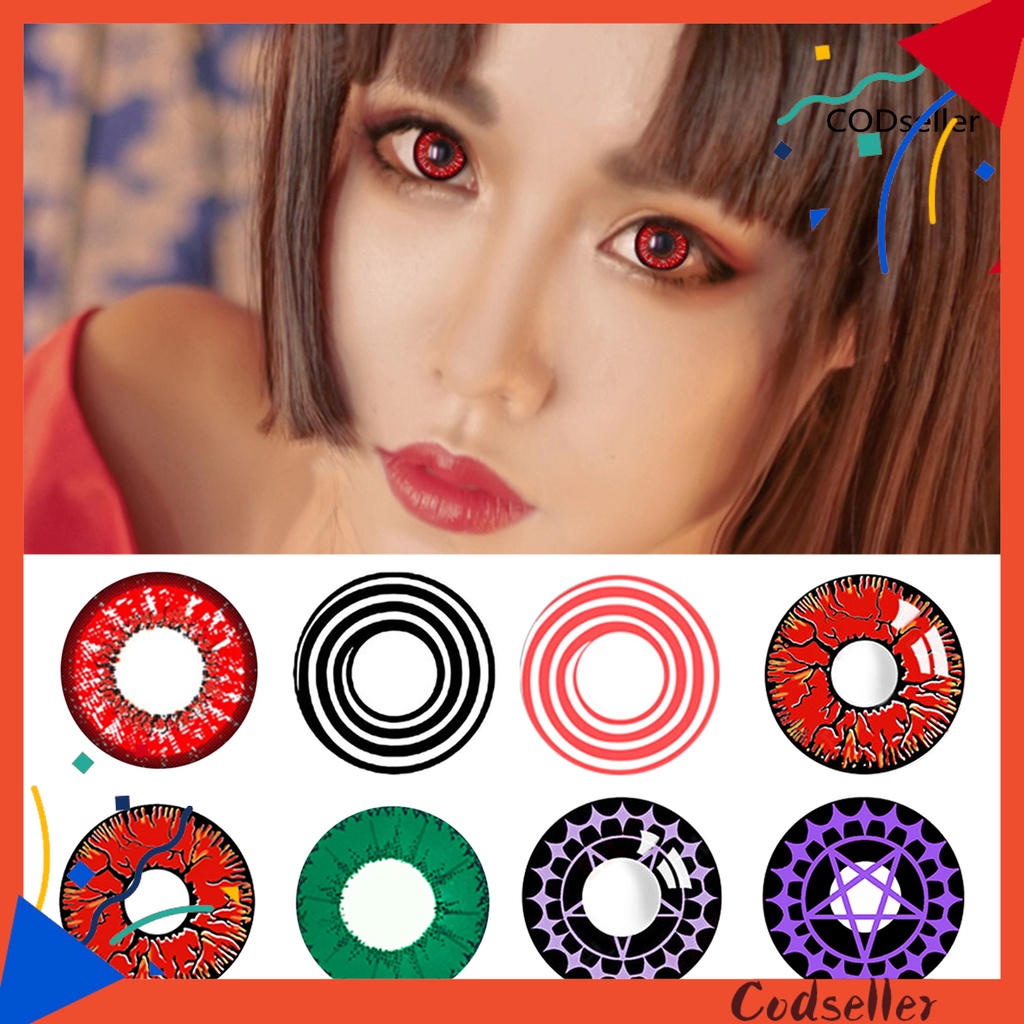 (CO)1Pair Eye Contacts Lenses Yearly Use Safe Mini Beauty Cosmetics
