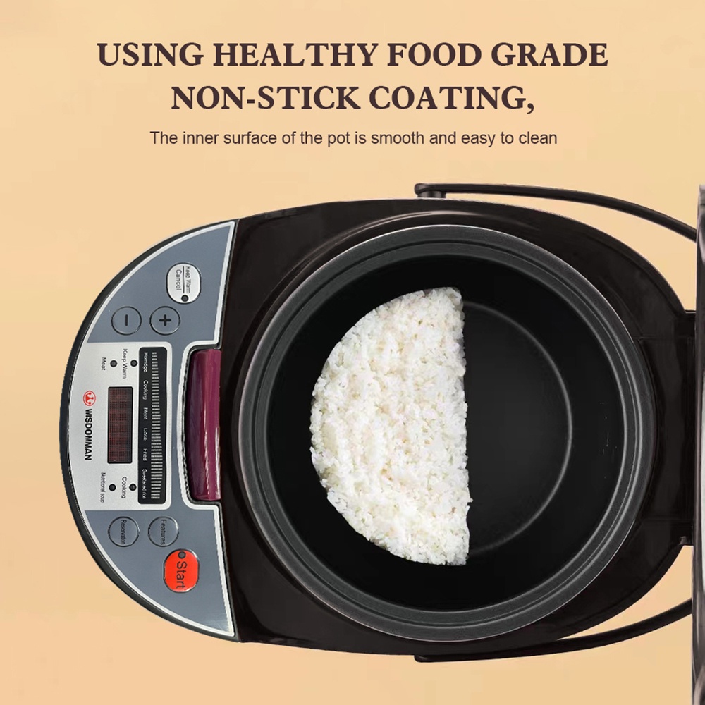 wisdomman 5L multifunctional Rice Cooker electric Intelligent Non-stick ...
