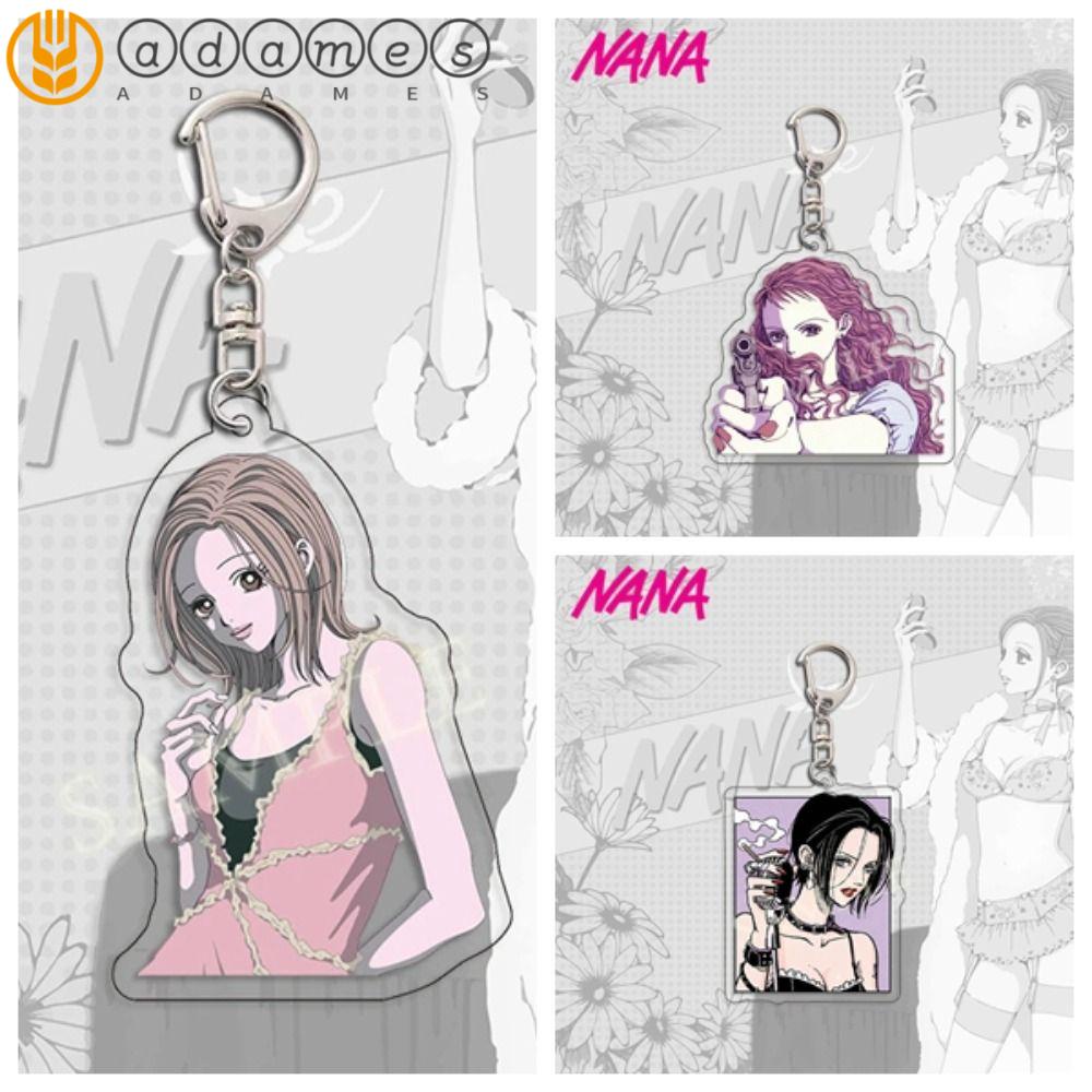 ADAMES NANA Acrylic Keychain, Acrylic Anime NANA NANA Key Ring, Figures