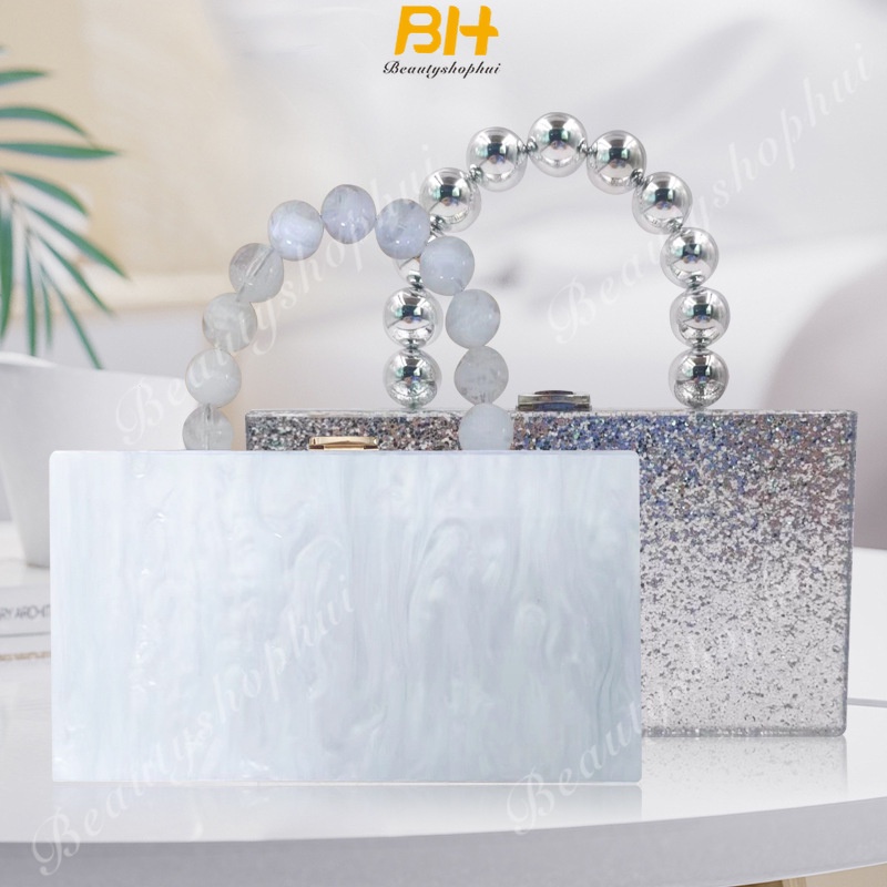 Beaded Mini Acrylic Dinner Party Bag