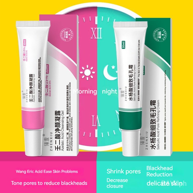 Zhenshi Azelaic Acid 15 gel Salicylic Acid Shrinking Pore Cream Acne