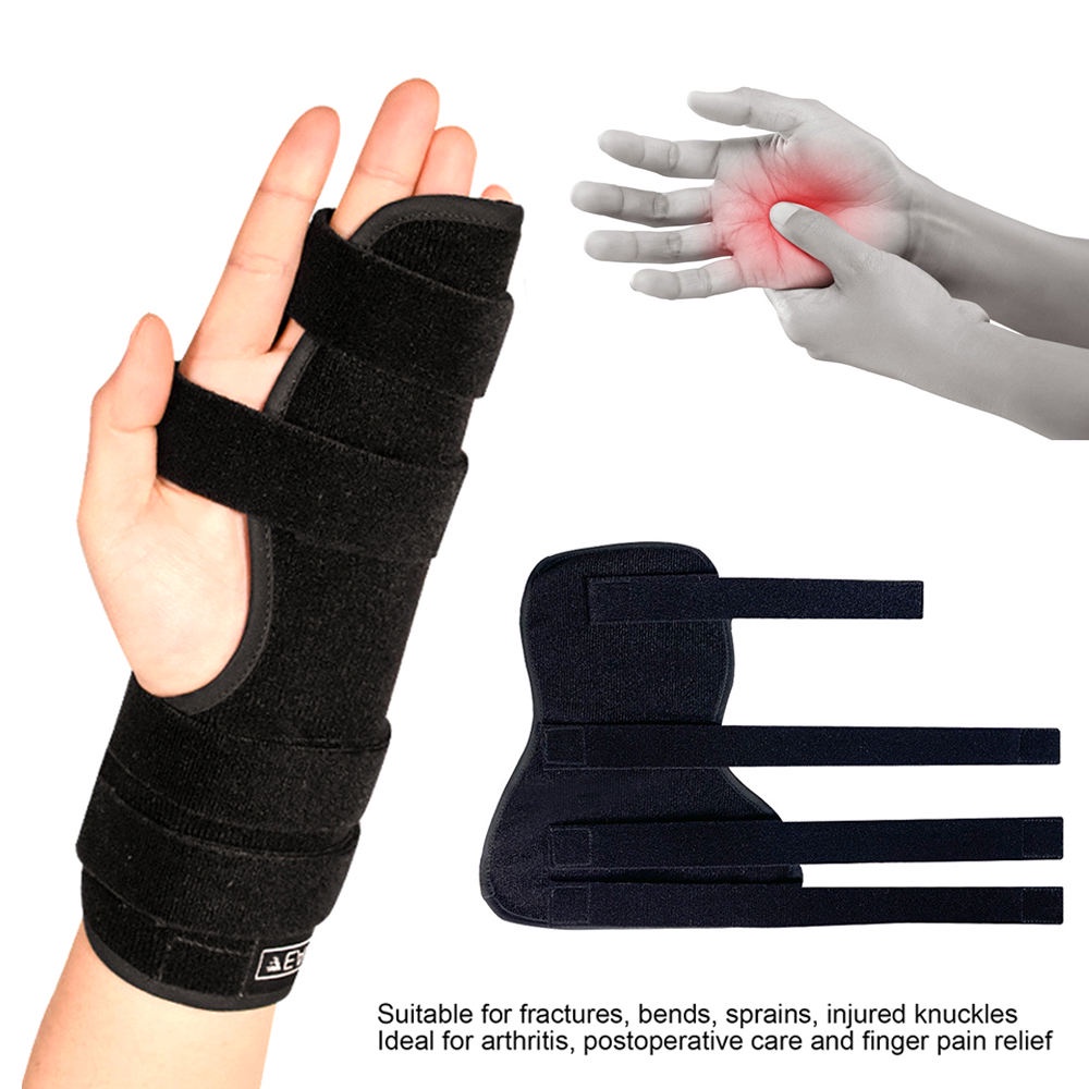 1Pcs Adjustable Hand Brace Straightener Finger Splint Support Pinky ...