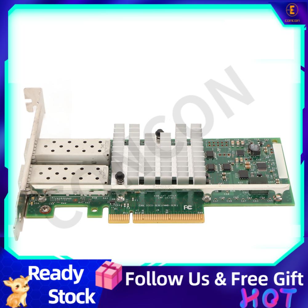 Concon Network Card SFP+ 10GB Adapter VLAN Tagging Dual Port for