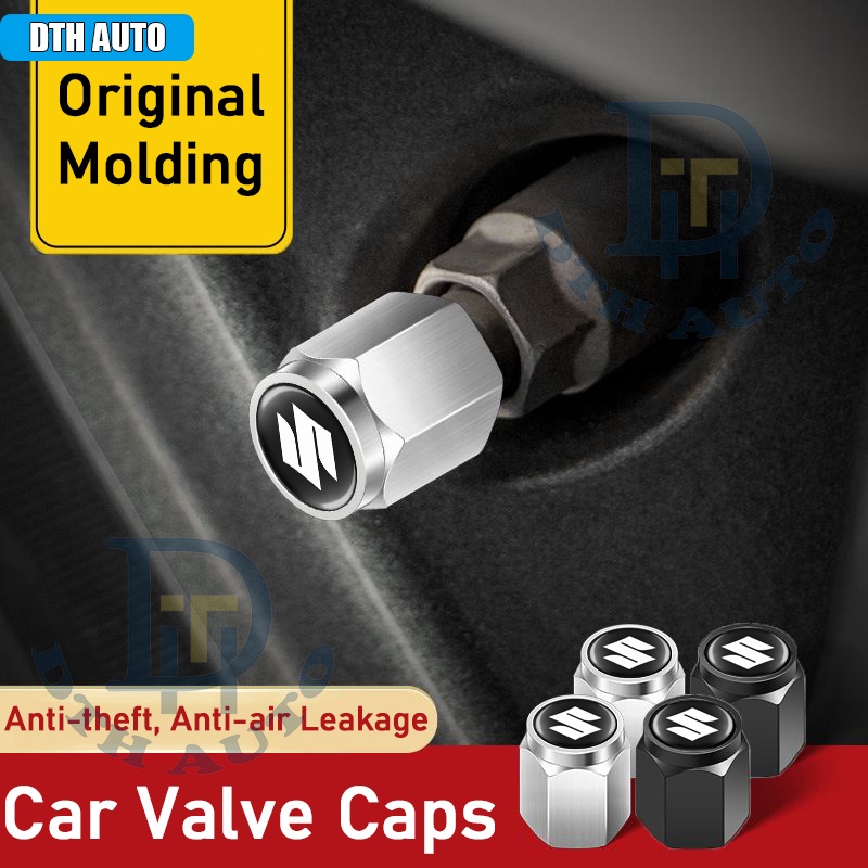 DTH Suzuki Car Wheel Tire Valves Tyre Stem Air Caps Cover For Suzuki