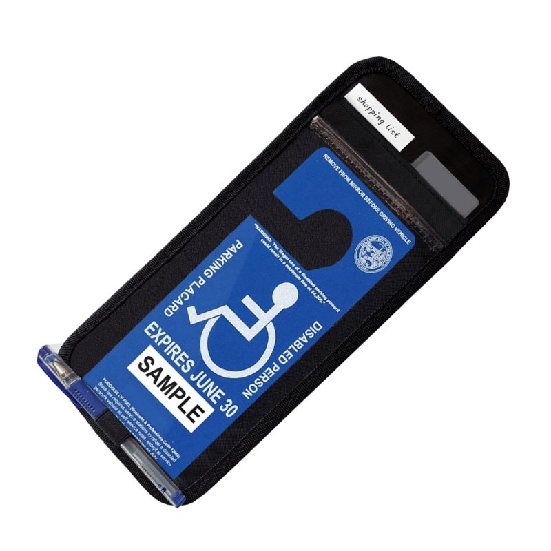 YO Car Sun Visor Organizer MultiPocket Handicap Placards Holder