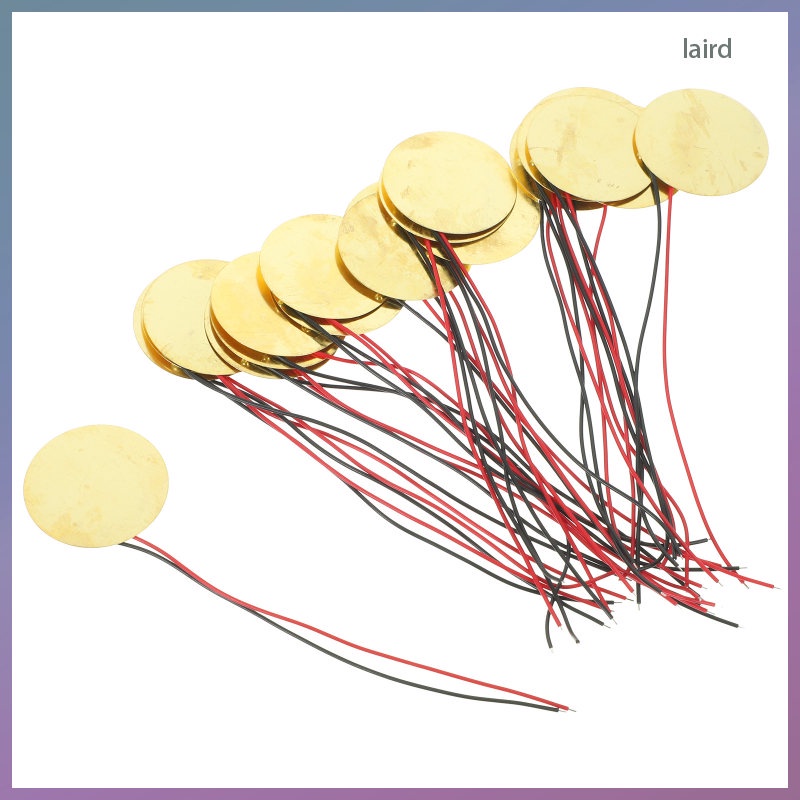 20 Pcs Music Piezo Trigger Buzzer Musical Sounder Meter Sensor Drum