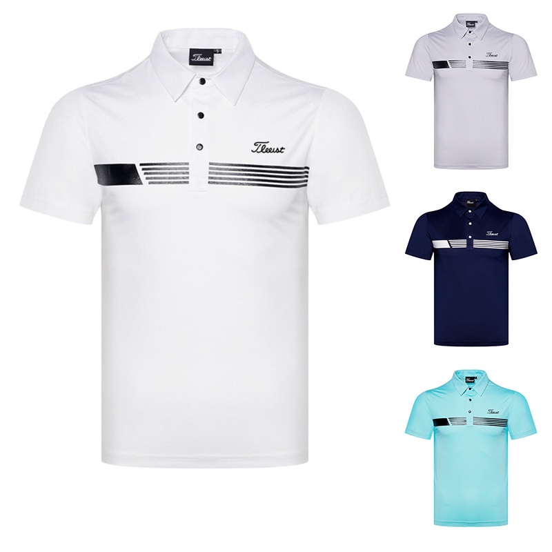[Ready Stock Quick Shipment] Titleist Men Short Sleeve Golf Polo Tee ...