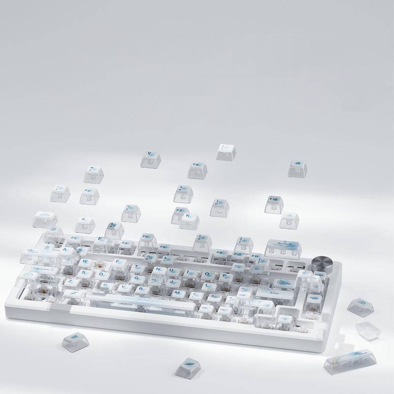 Raindrop Transparent Keycap Set With Puller PBT ASA Profile Keycaps For ...