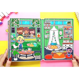 Toca Life World Quiet Book Bonnie's Little House and Her Children in ...