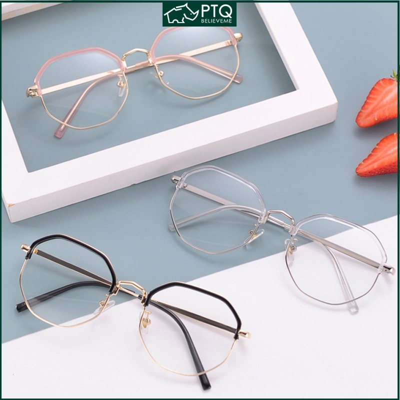 Round Spek Spec Korean Fashion Glasses transparent spectacles Frame ...