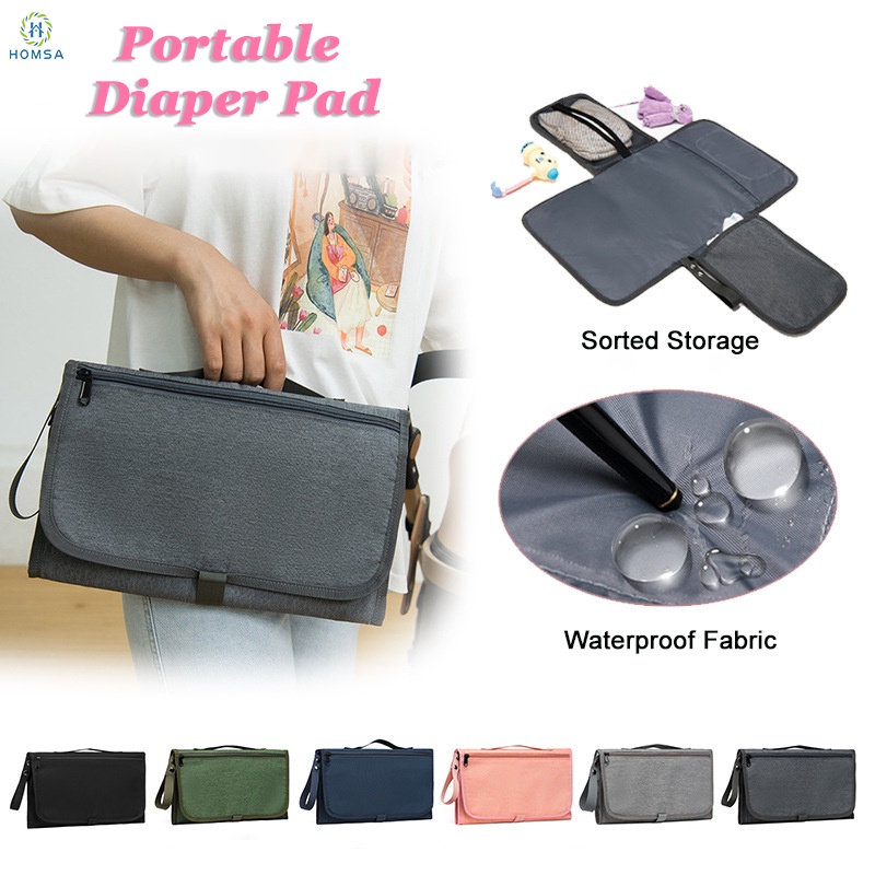 Portable Baby Changing Mat Waterproof Diaper Changing Pad Travel Pad