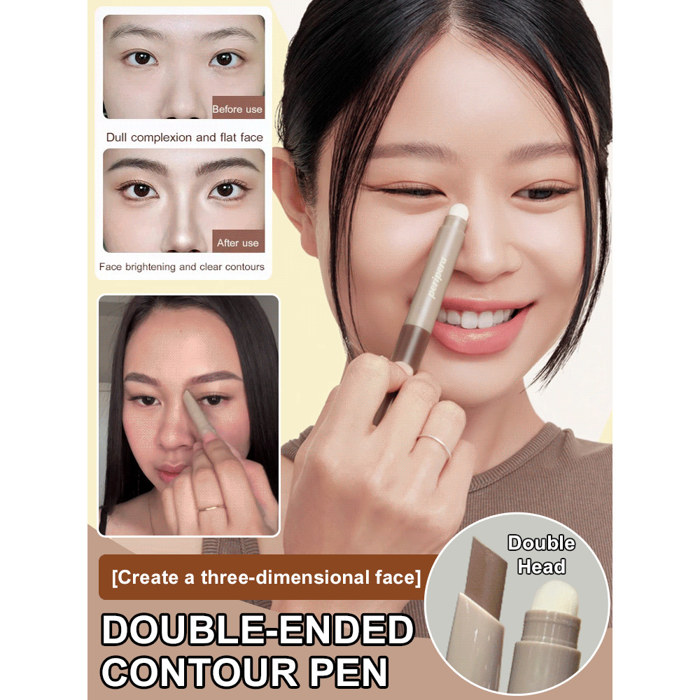 Double-ended Contouring Pen/2 Colors Highlight & Contour Stick/Nose ...