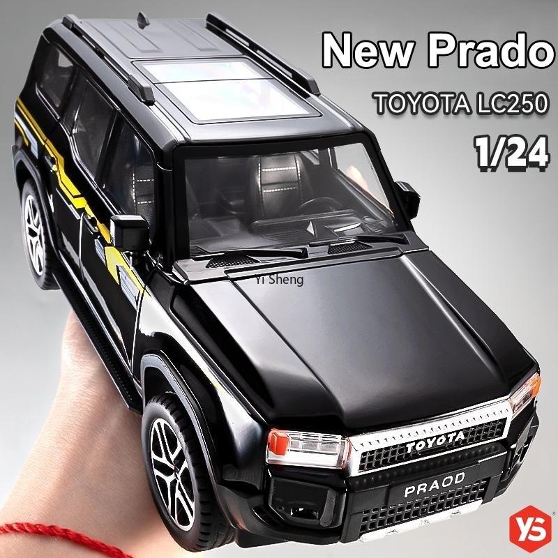 1:24 Scale The New Toyota Prado LC250 Diecast Model Car With Sounds ...