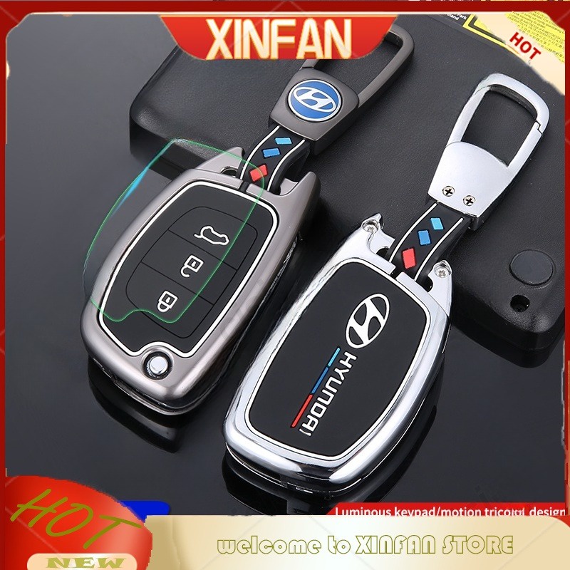 Produktbild von Ersatz-Fernbedienung Mit 3 Tasten, Gummiauflage Für Hyundai I10 I20 I30 IX35 Für Kia K2 K5 Rio Sportage Flip Key Neuteile