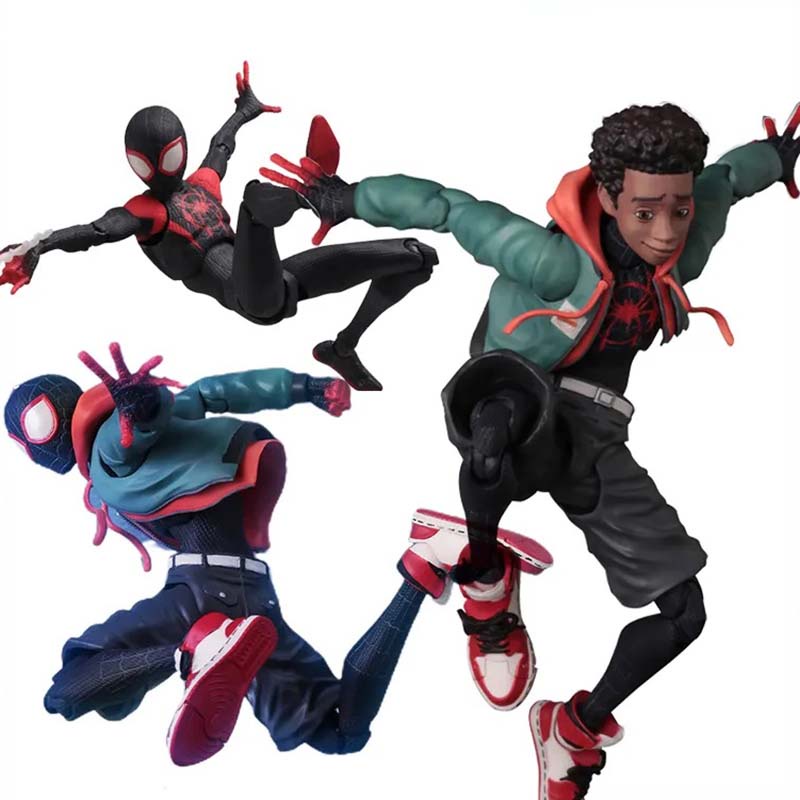 Anime Spiderman Legends Sentinel Joint Movable Figures Spider-verse ...