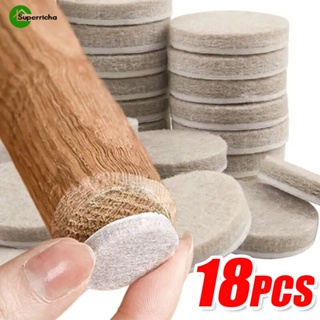 3-72PCS Felt Chair Leg Pads Round Square Floor Protector Self