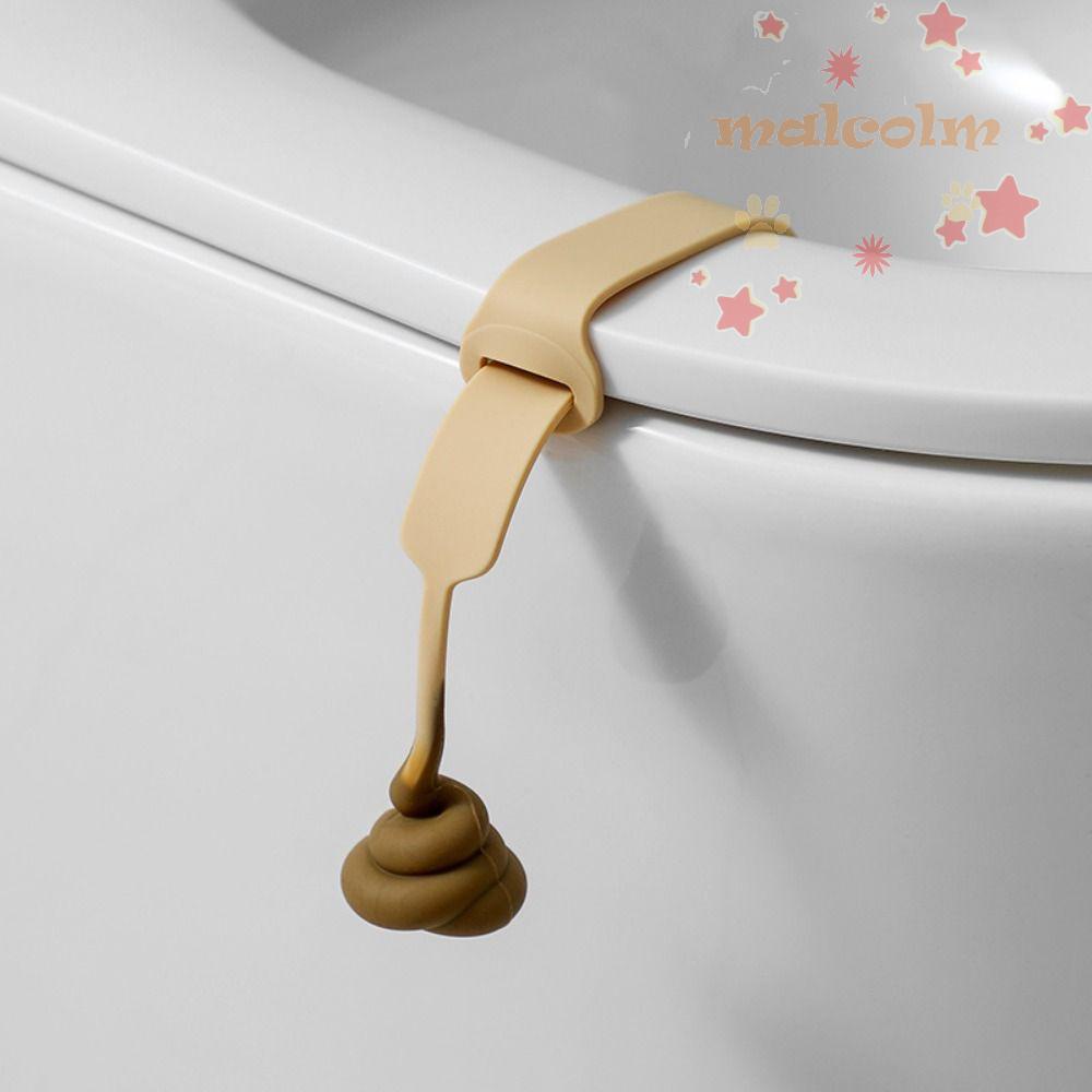 MALCOLM Toilet Lid Lifter, Silicone AntiDirty Toilet Seat Lifter, Cute