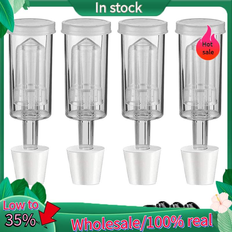 Fermentation Lids Airlock Kit with 6Stopper,Air Locks Fermentation