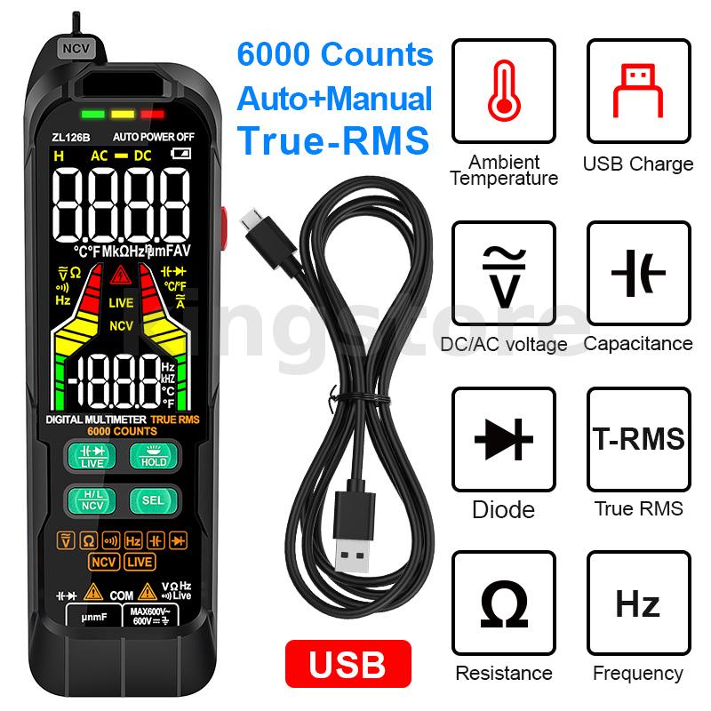 Digital Multimeter Meter Alternating Current Direct Current Voltage ...