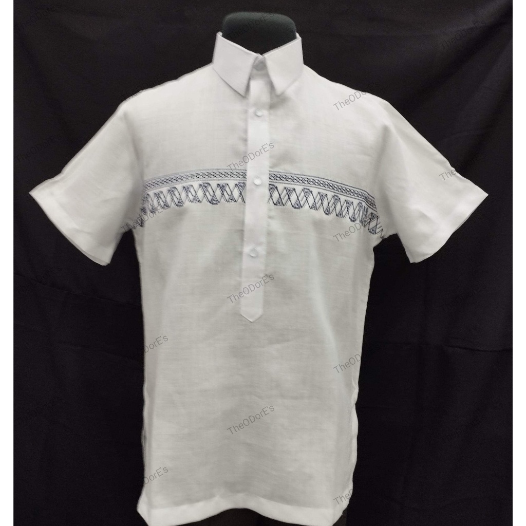 2023 GUSOT MAYAMAN POLO BARONG (ALYDOR) White | Shopee Philippines