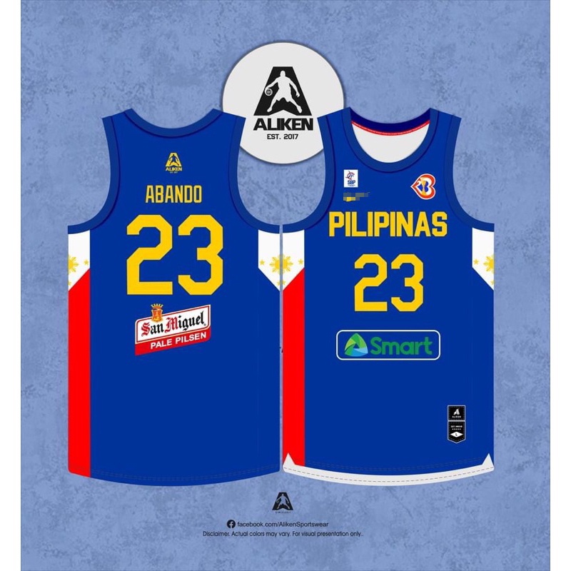 RHENZ ABANDO GILAS JERSEY FREE CUSTOMIZE OF NAME AND NUMBER ONLY FULL ...