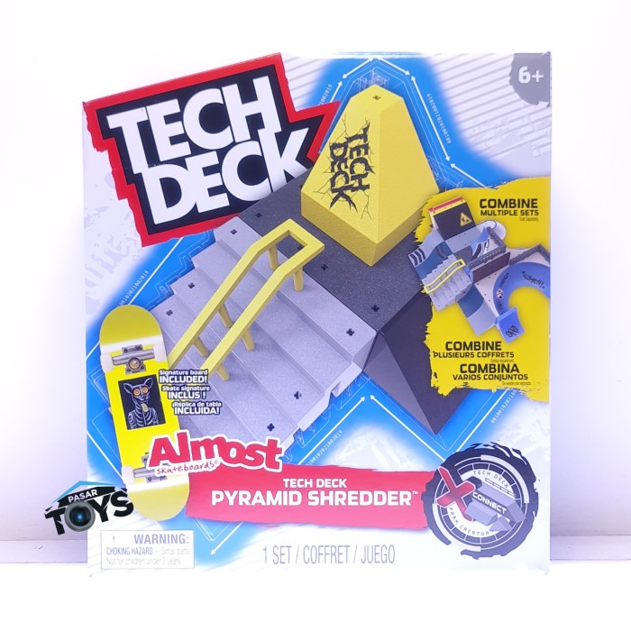 Tech DECK Pyramid Shredder X-Connect Park Creator Fingerboards | Shopee ...